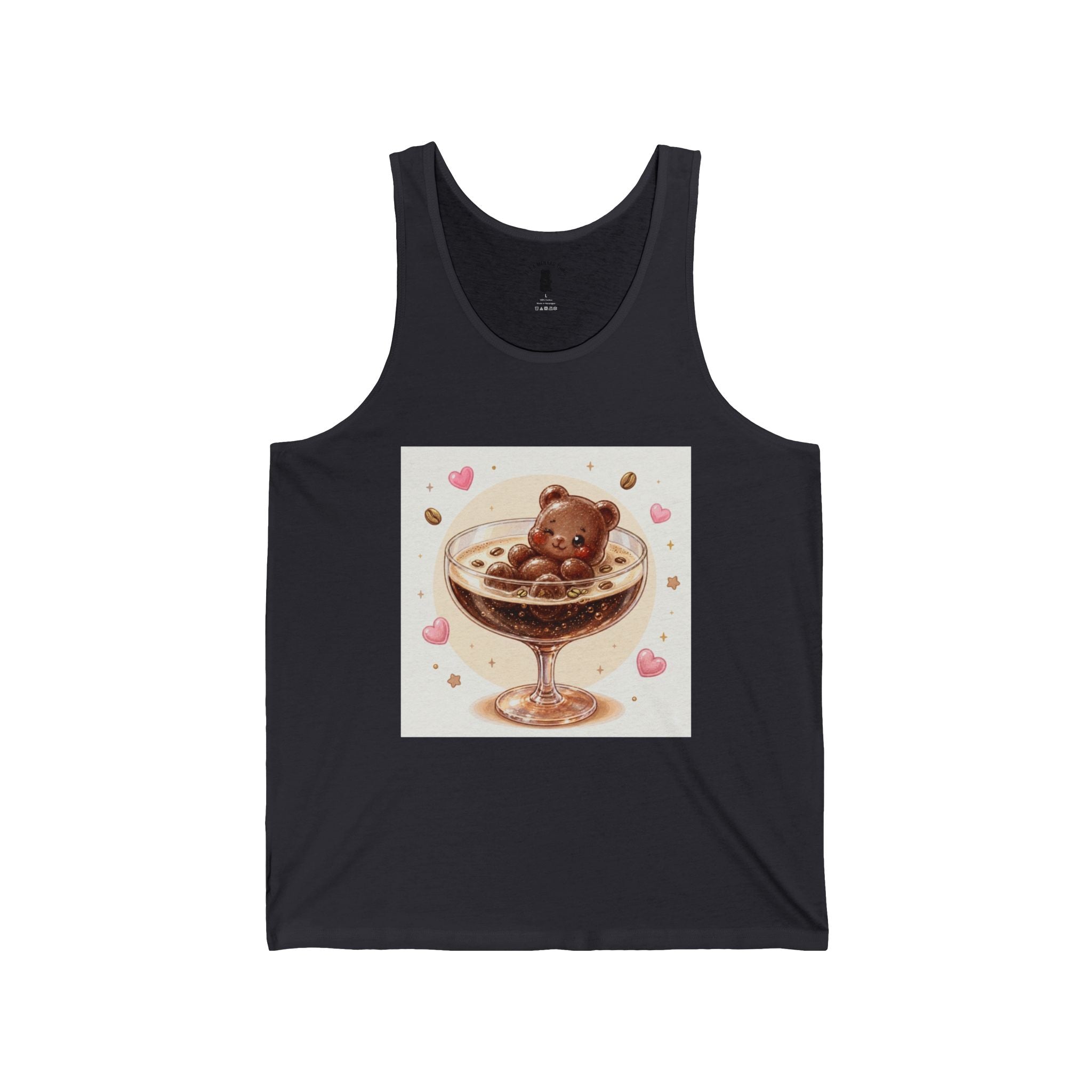 Special Coffee Martini, Brown Mocha Boozy Gooey Gummy Bear — Kawaii Graphic Tank