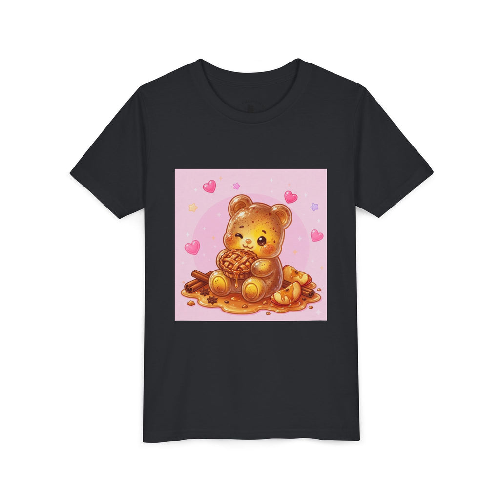 Warm Apple Cinnamon Pie Gooey Gummy Bear Hearts Youth Tee