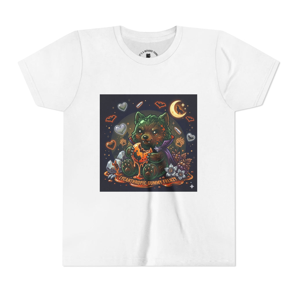 Halloween Werewolf Gooey Gummy Bear- Youth T-Shirt