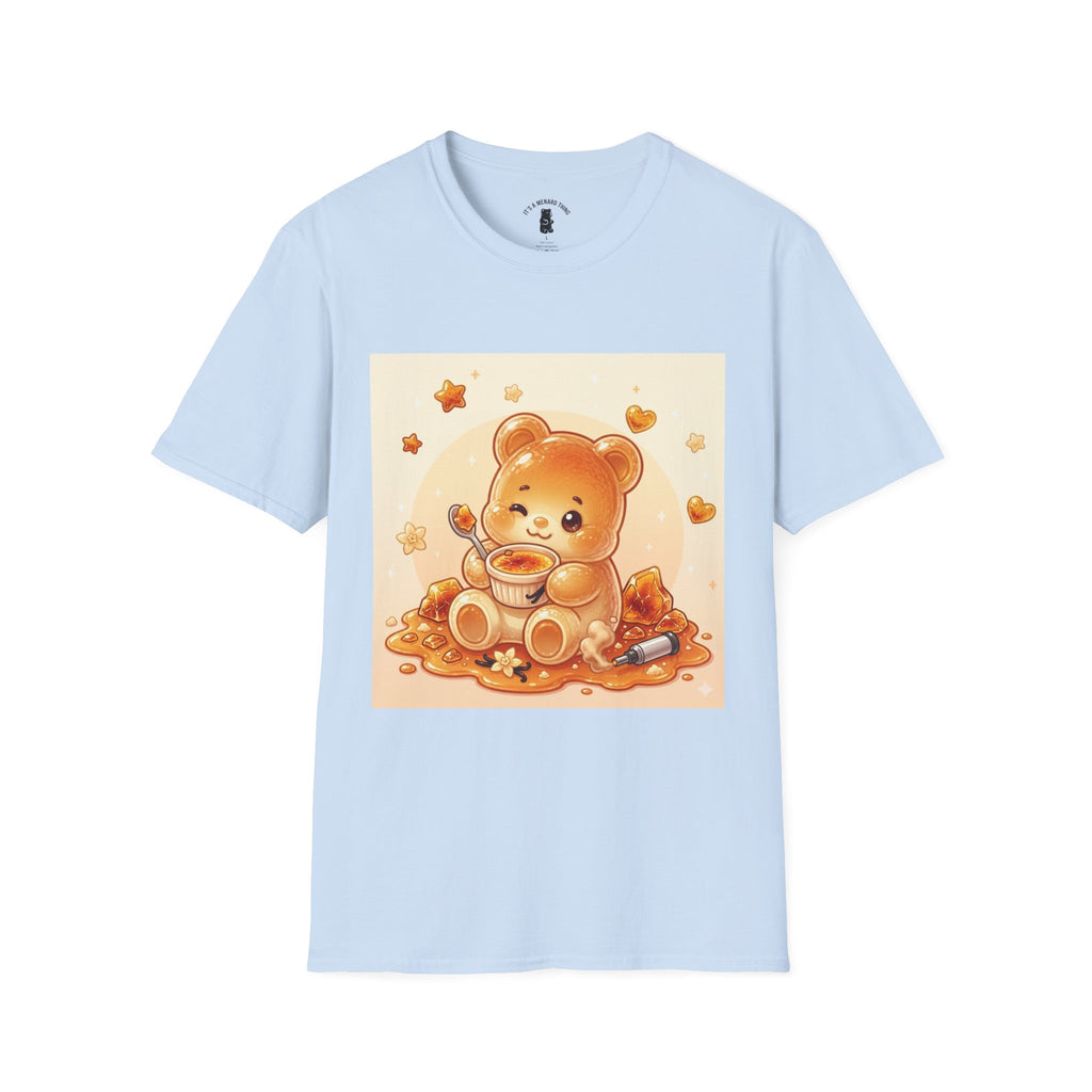 Cream Brulé Cutie, Gooey Gummy Bear – Adorable Graphic Tee