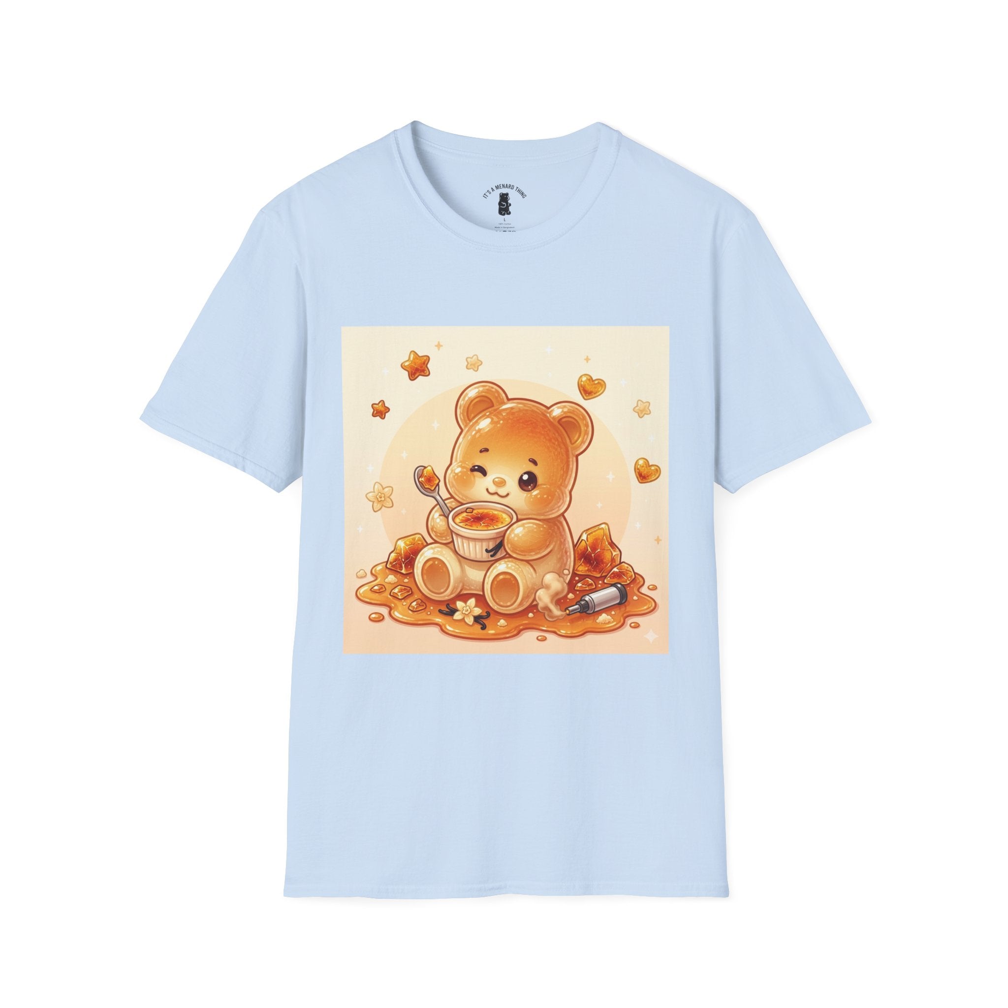Cream Brulé Cutie, Gooey Gummy Bear – Adorable Graphic Tee