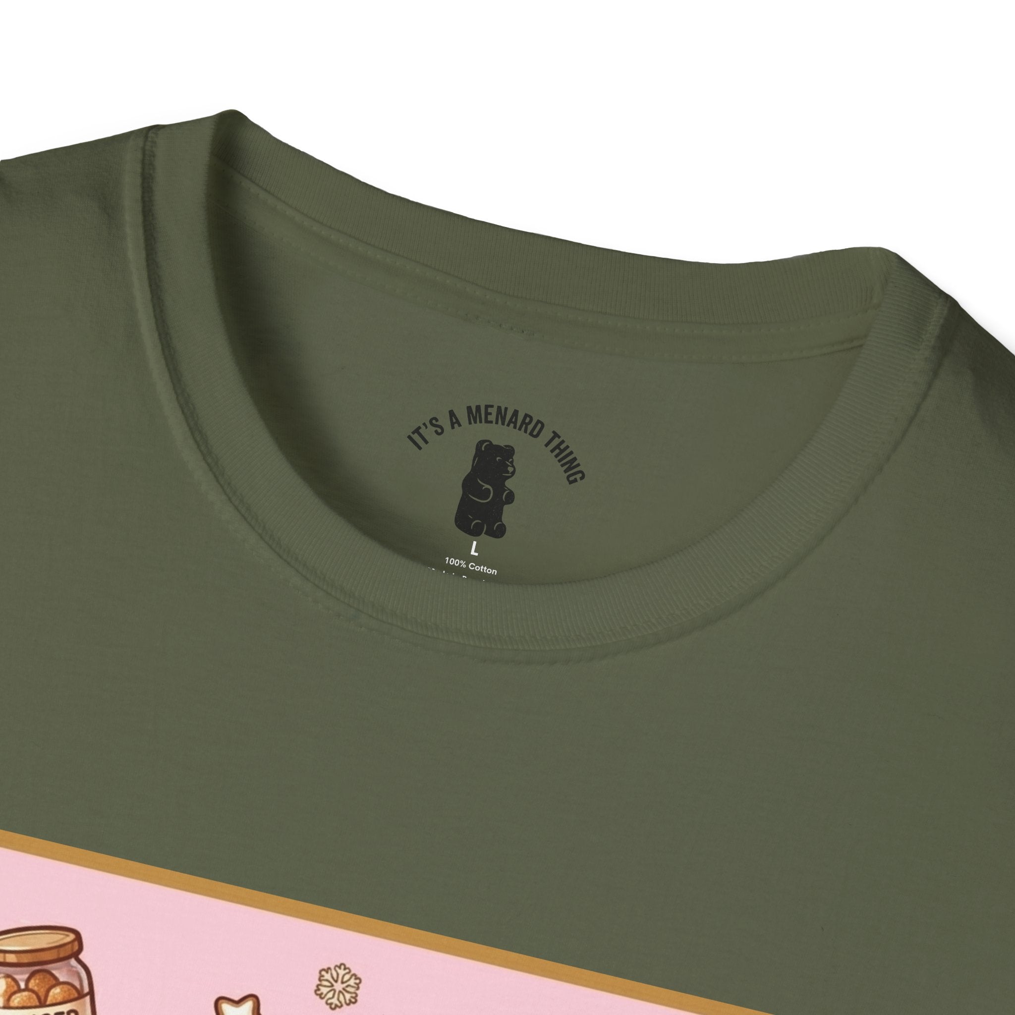 Kawaii Gingerbread Gooey Gummy Bear- Graphic T-Shirt