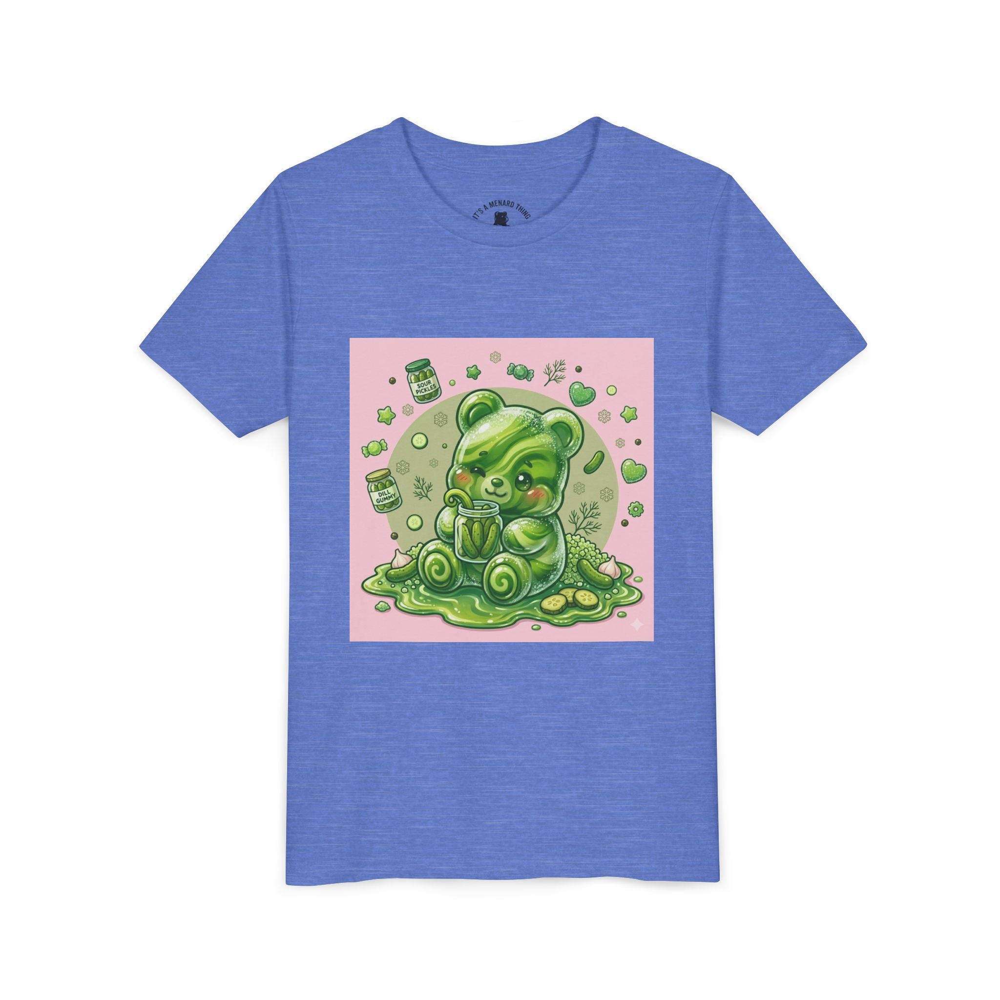 Tart Dilly Green Pickle Gooey Gummy- Graphic Youth T-Shirt