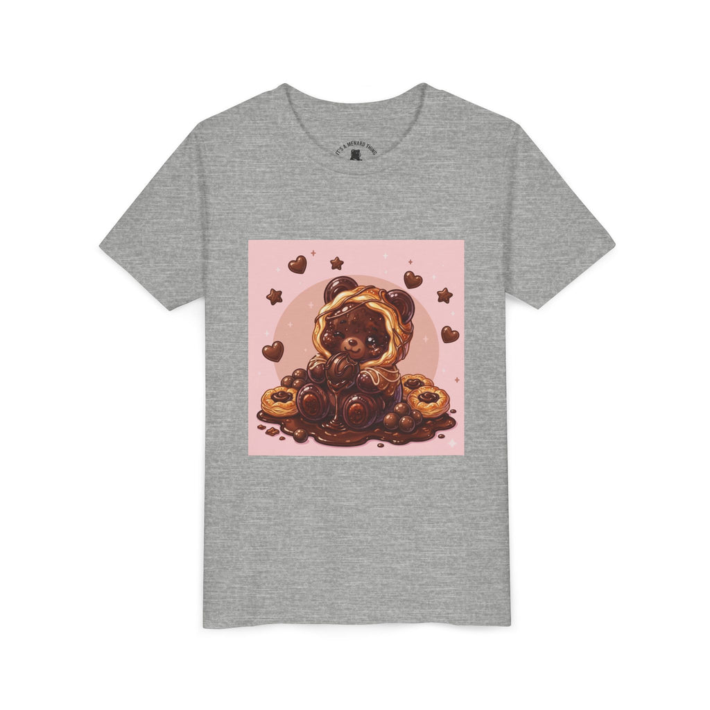 Chocolate Danish Gooey Gummy Bear Cute Kids Shirt