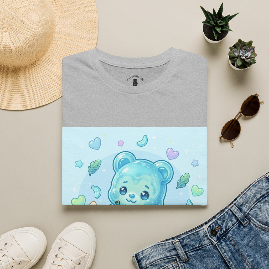 Exotic Blue Java Banana Baby Oozy Bear Friend- Kawaii Graphic Shirt