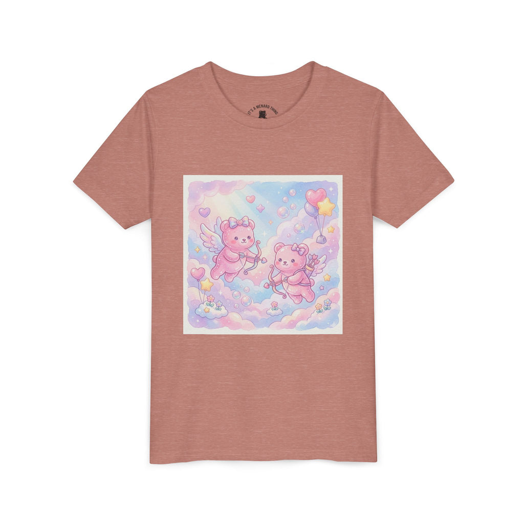 Cherub Angels Gooey Gummy Bear Friends- Hearts Pastel Cloud Graphic