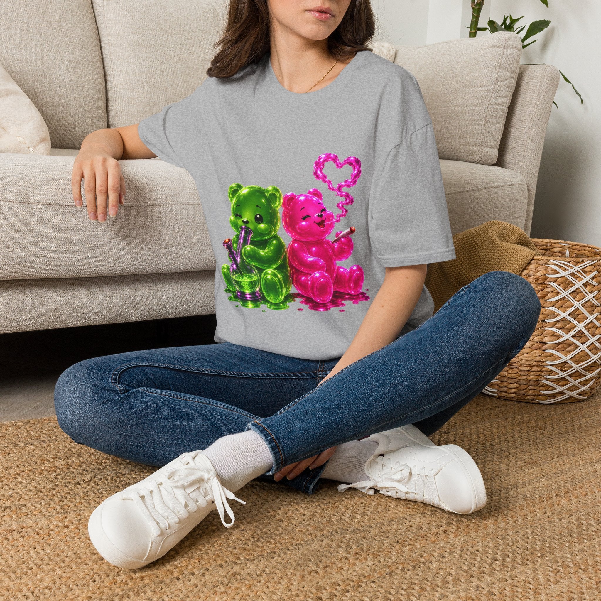 Lighting A Blazer, Oozy Bear Special Dou Gummies- Graphic Shirt (Adults Only!)