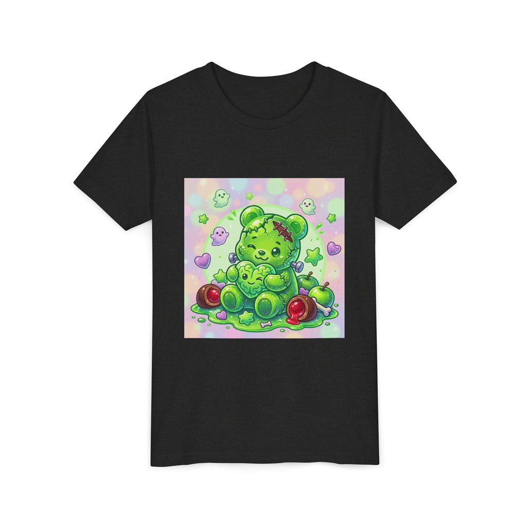 Franken-Gummy-Stein Gooey Bear-Youth Short Sleeve Shirt