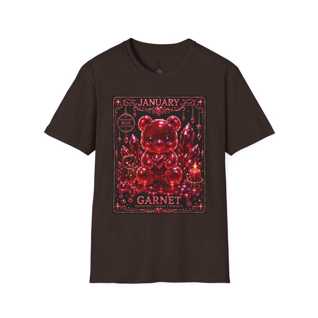 January Garnet Birthstone Oozy Bear Friend Special Addition- Graphic Shirt
