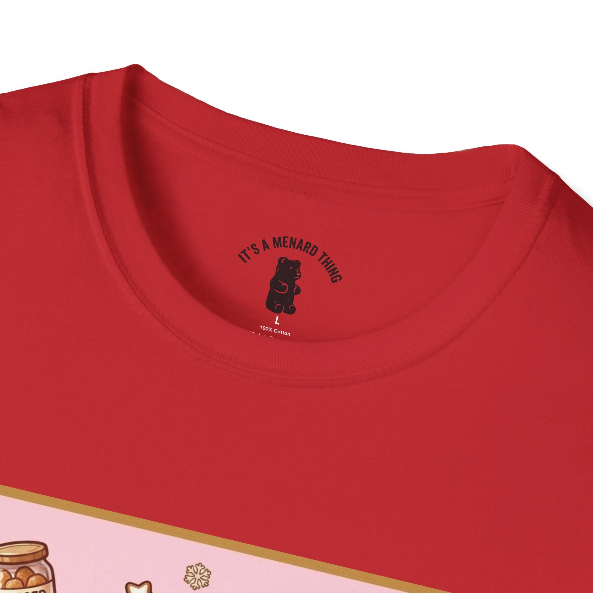 Kawaii Gingerbread Gooey Gummy Bear- Graphic T-Shirt