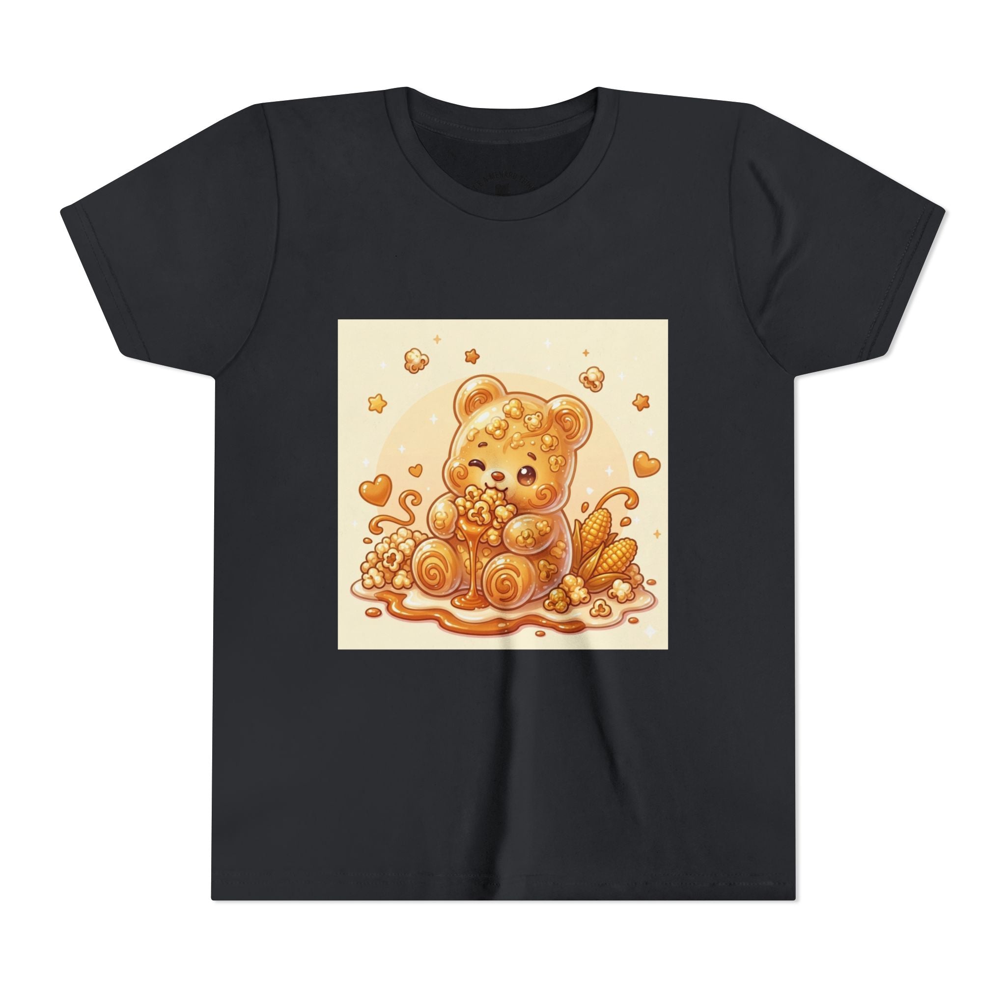 Caramel Corn Gooey Gummy Bear Graphic Youth Shirt