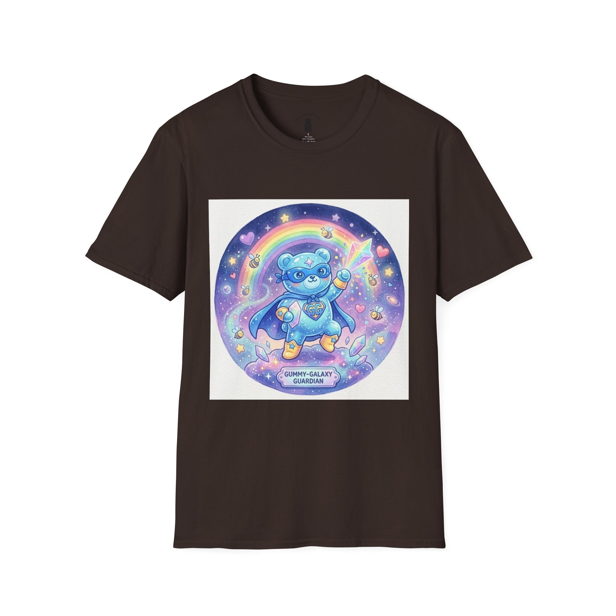 Mighty Super Crystal Gooey Gummy Bear- Kawaii Graphic T-Shirt