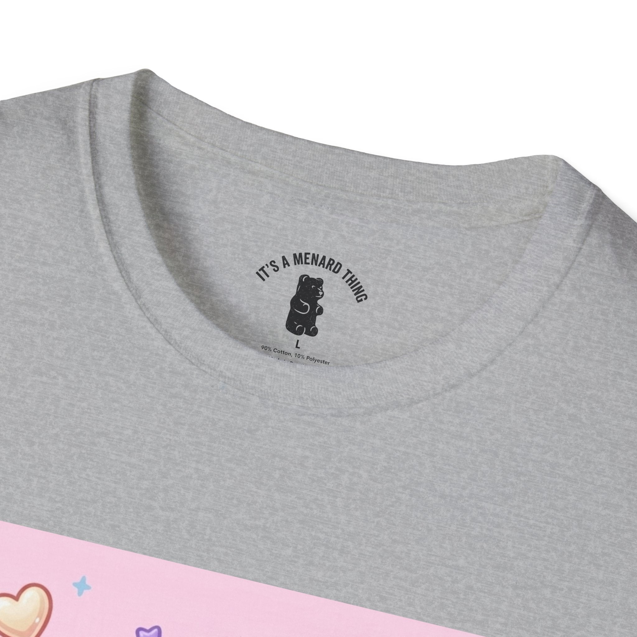 Coconut Milk Gooey Gummy Bear T-Shirt — Kawaii Dessert Graphic Tee