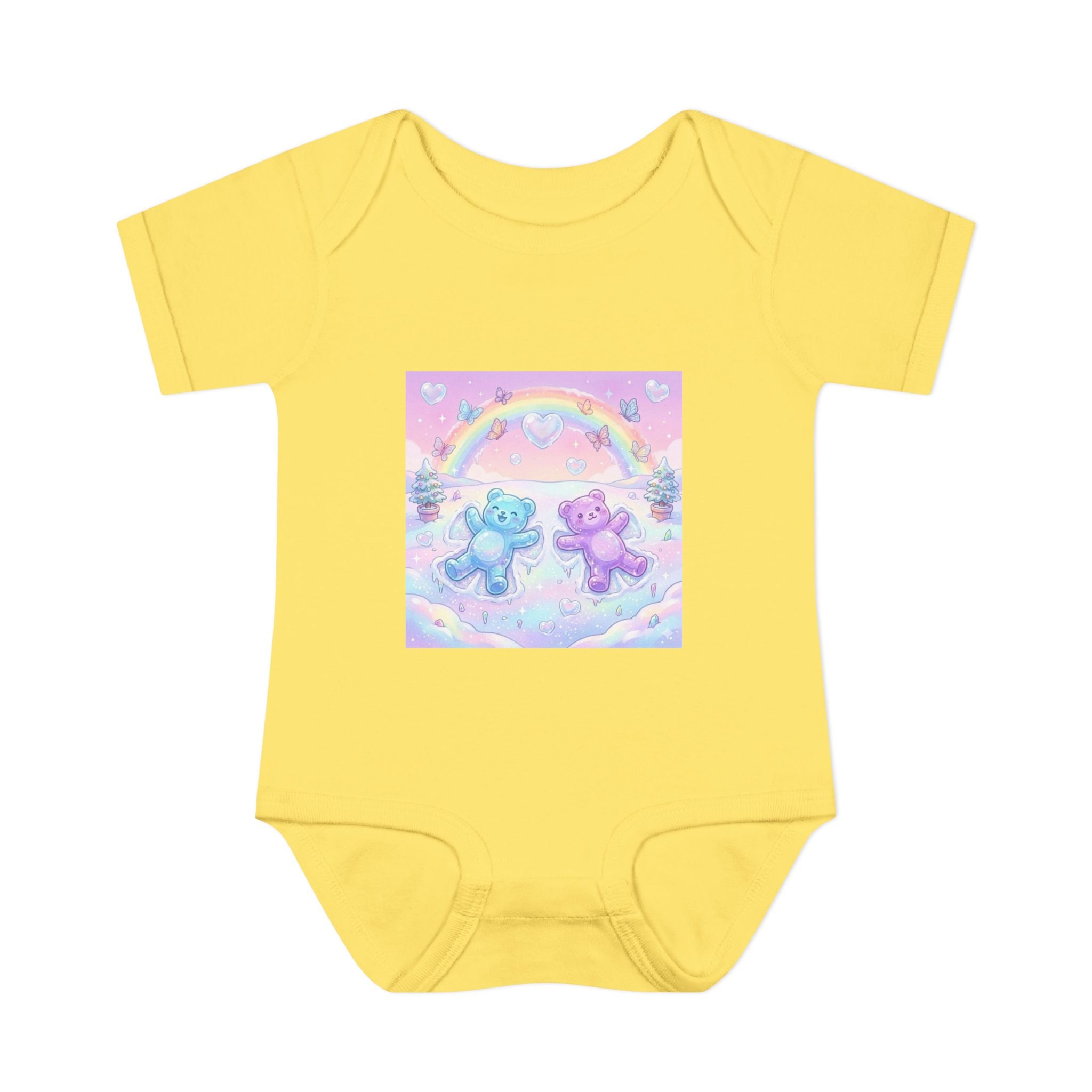 Twin Snow Angel Gooey Gummy Bears Infant Bodysuit — Cute Baby Onesie