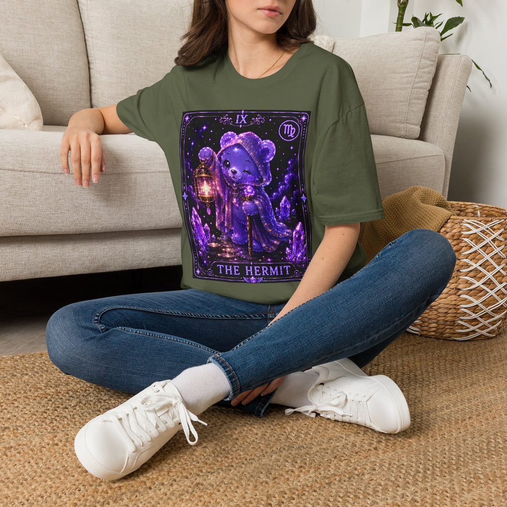 The Hermit Tarot Cosmic Oozy Bear Friend- Graphic Shirt