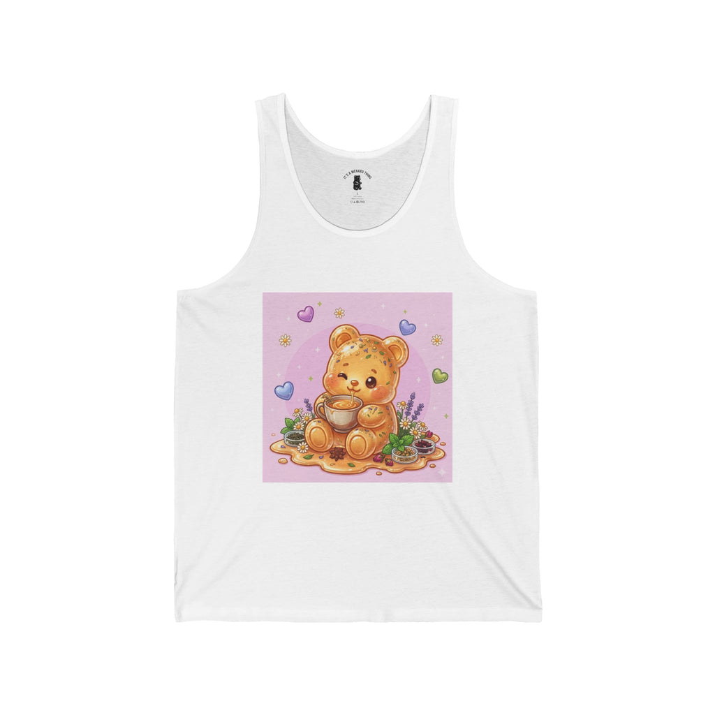 Sweet Herbal Tea, Gooey Gummy Friend — Kawaii Graphic Tank