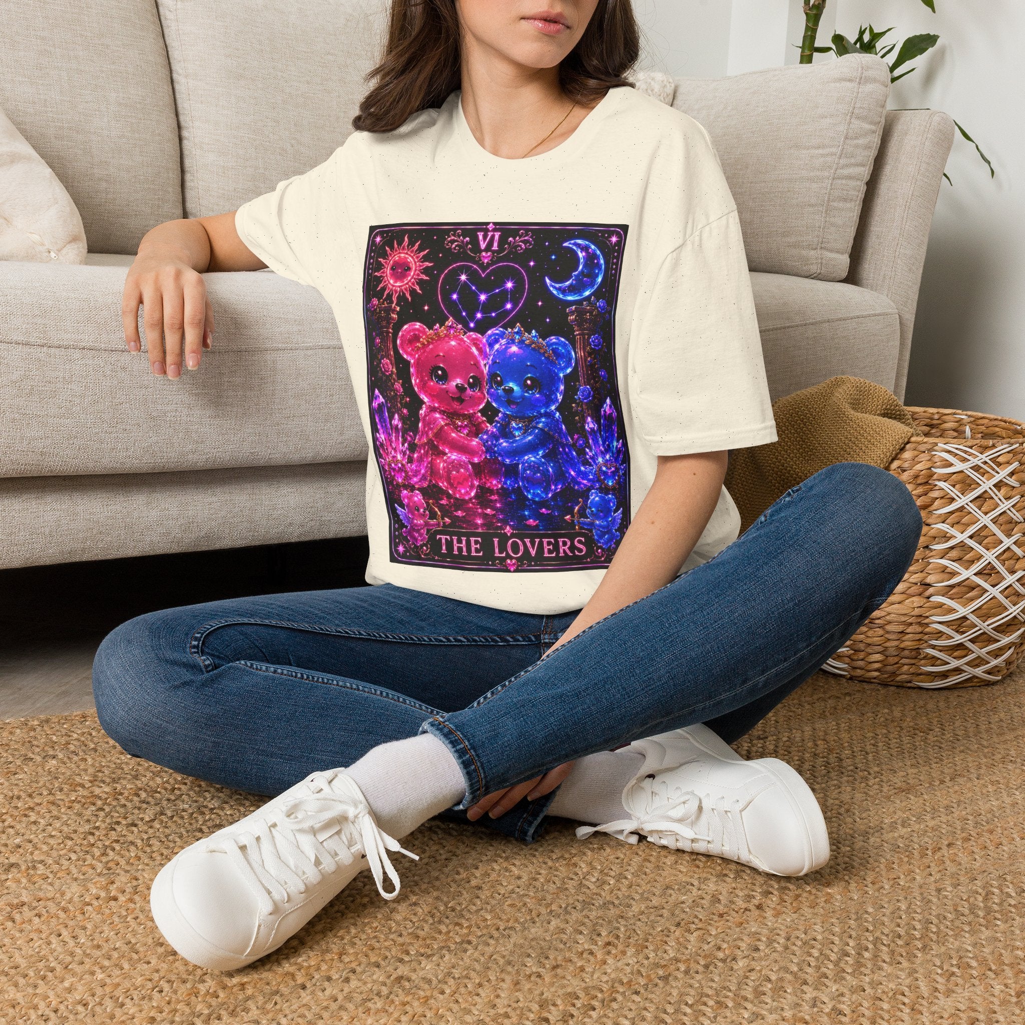 The Lovers Tarot Card Oozy Gummy Bear Special Addition- Graphic Shirt