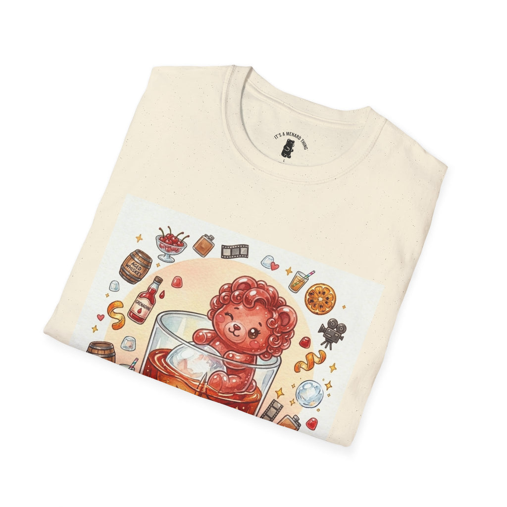 Shirley Temple Boozy Gooey Gummy Bear- Kawaii Graphic T-Shirt