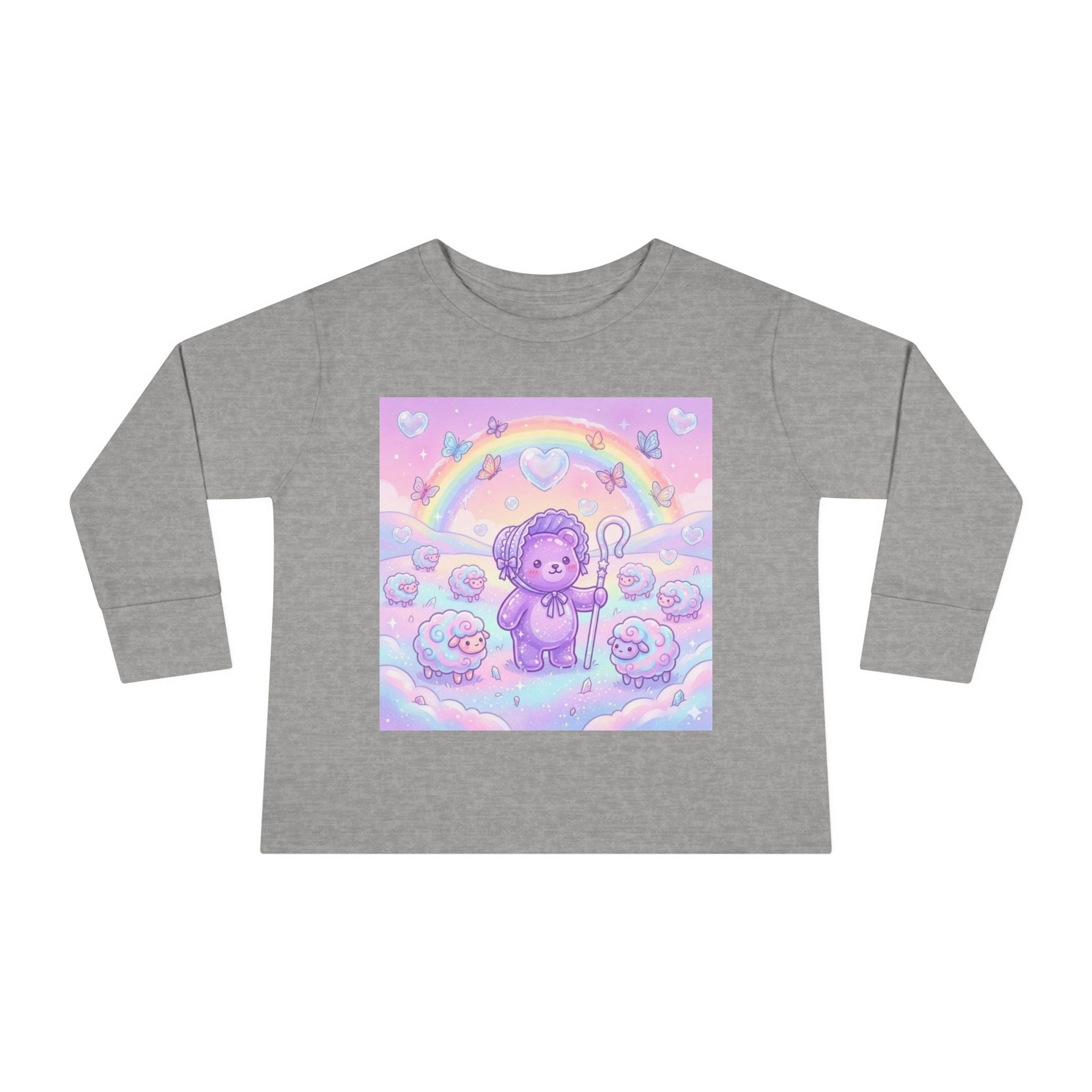 Sweet Dreams, Cotton Candy Sheep & Oozy Shepard of Snoozes_ Graphic Long Sleeve