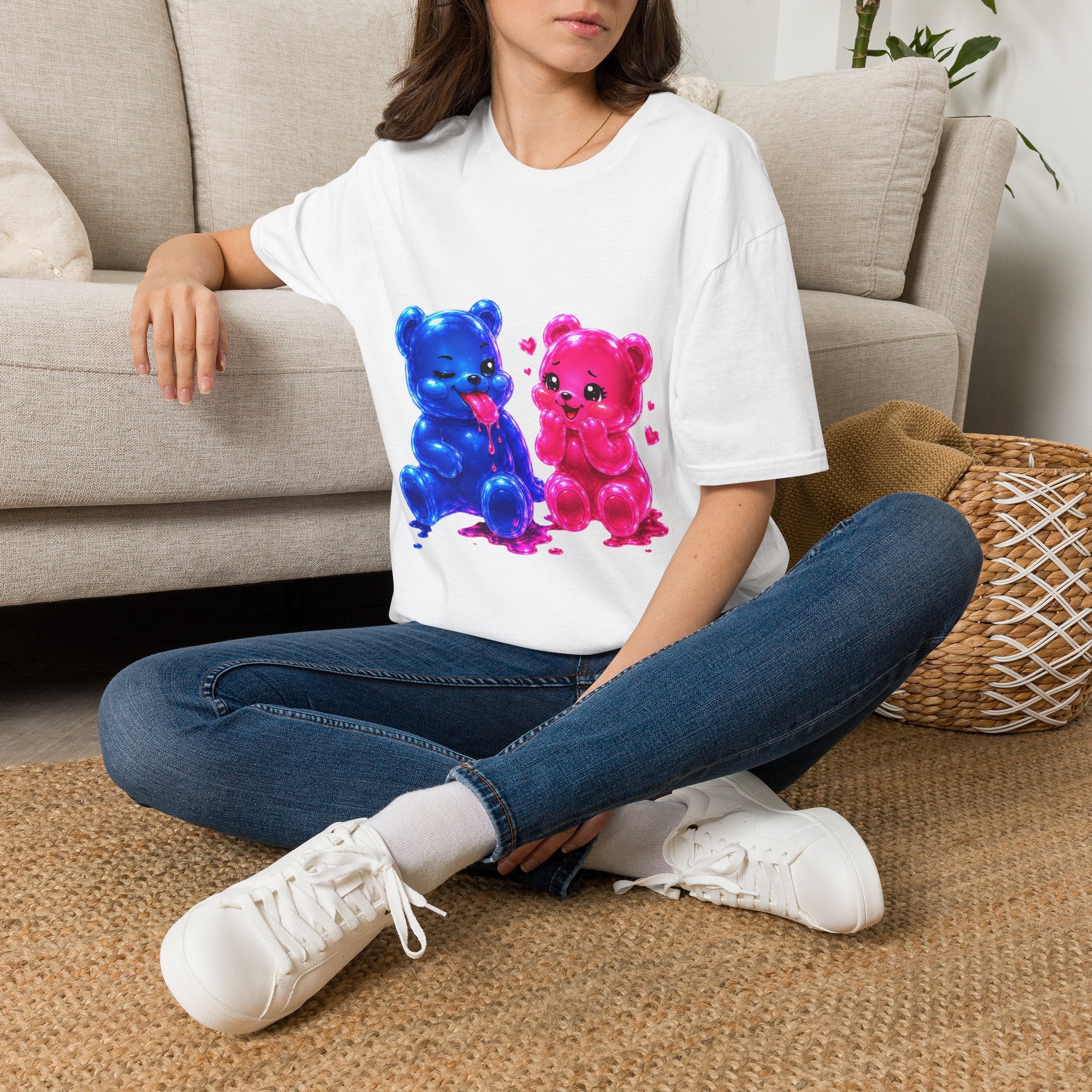 Any Suggestions? Special Additon Oozy Bears Gummy Couple- Graphic Shirt
