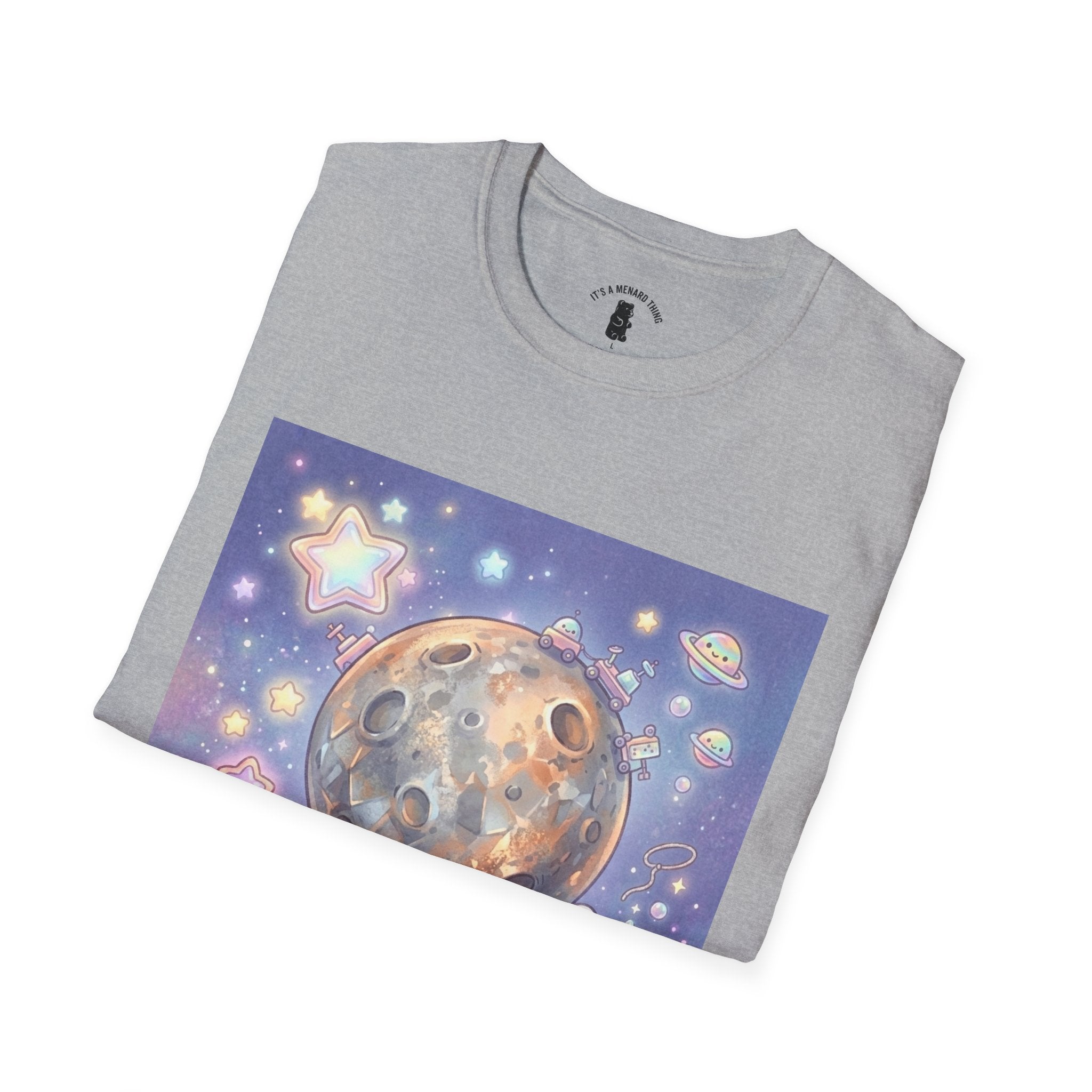 Smart as Me called Mercury Silver crystal Gooey Gummy Bear — Kawaii Graphic T-Shirt
