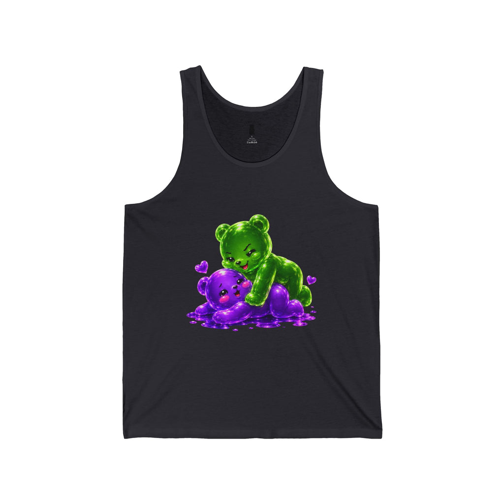 Wrestling Around, Oozy Bear Couple Gummies Special Addition- Graphic Tank Top (Adults Only!)