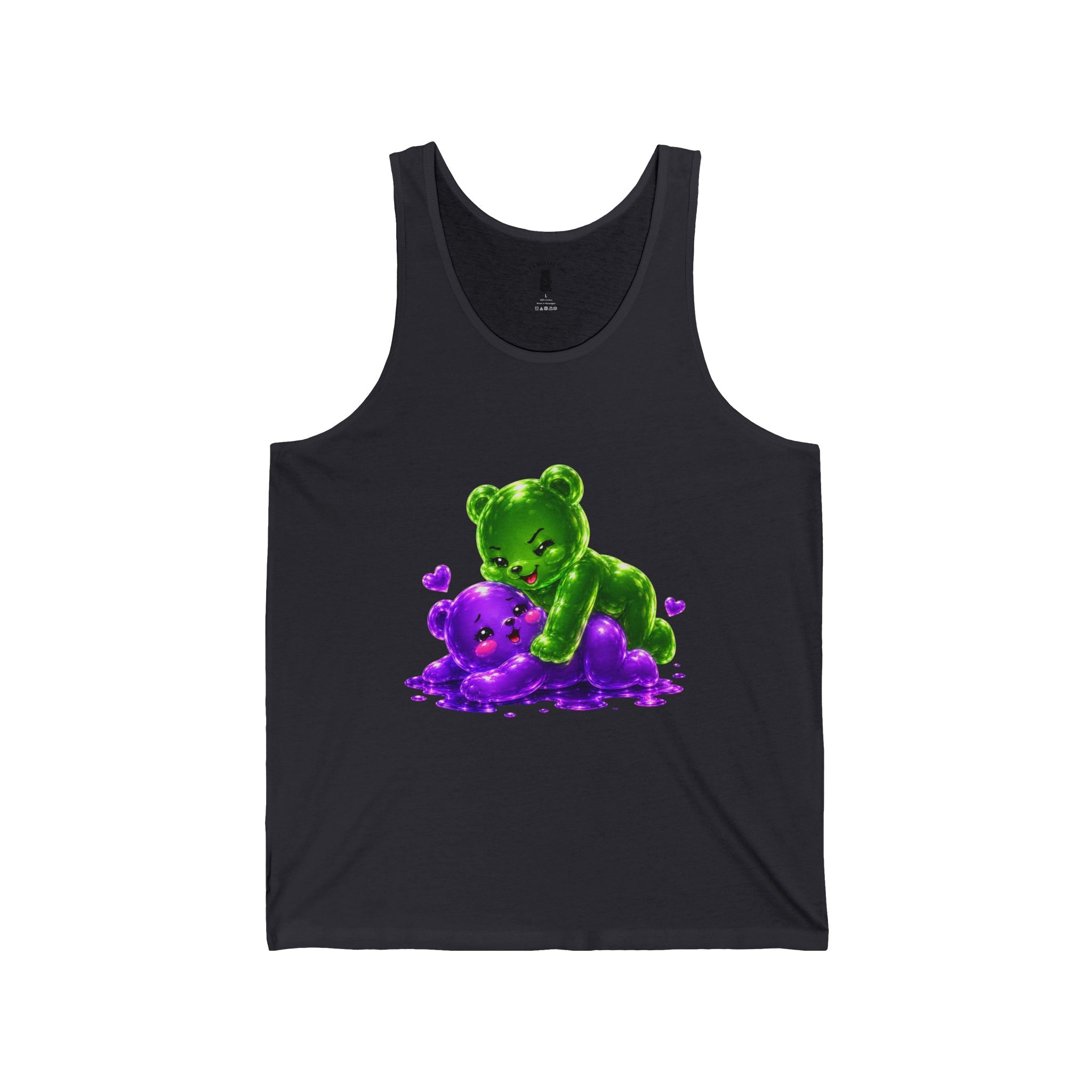 Wrestling Around, Oozy Bear Couple Gummies Special Addition- Graphic Tank Top (Adults Only!)