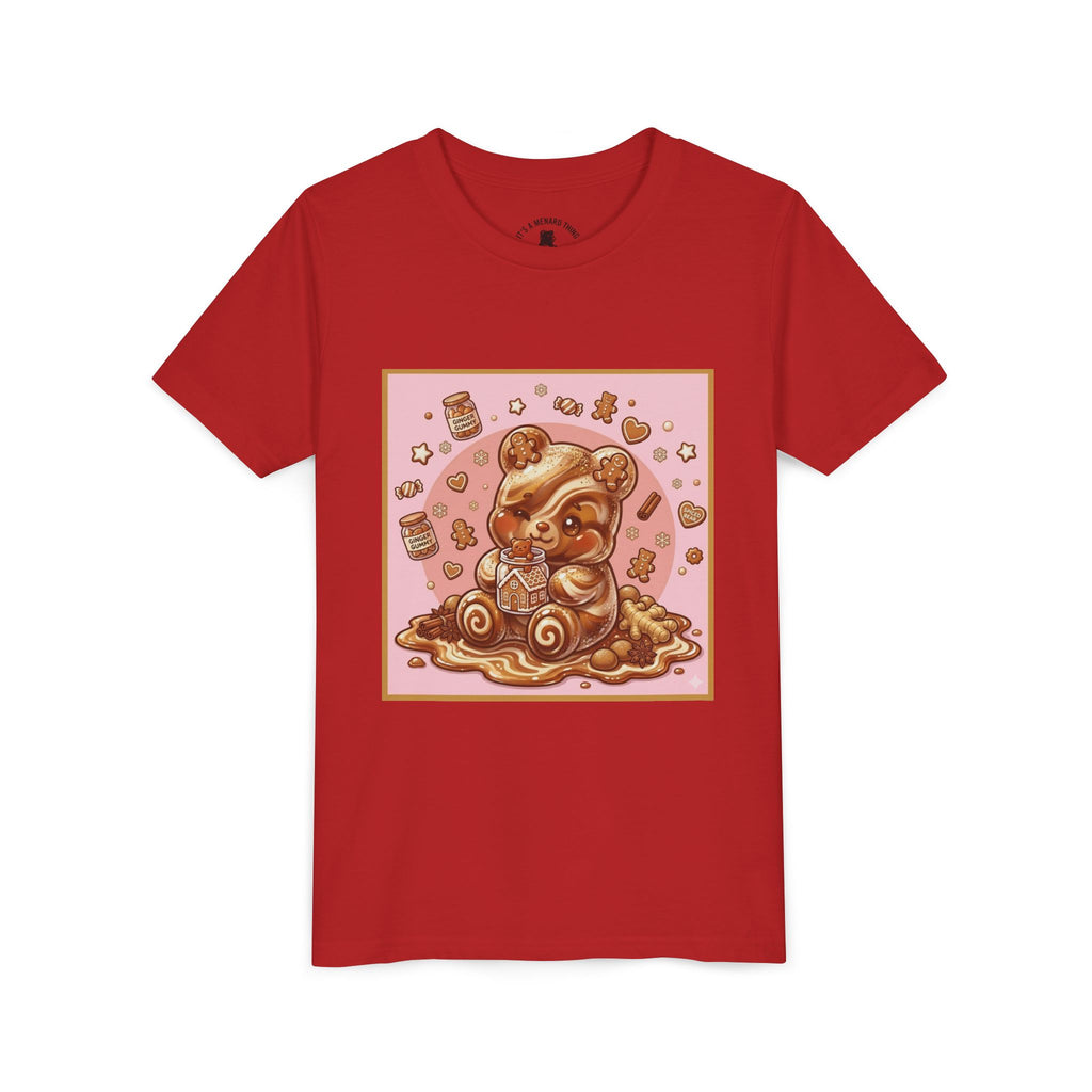 Gooey Gummy Bear Ginger Bread Graphic Youth T-Shirt