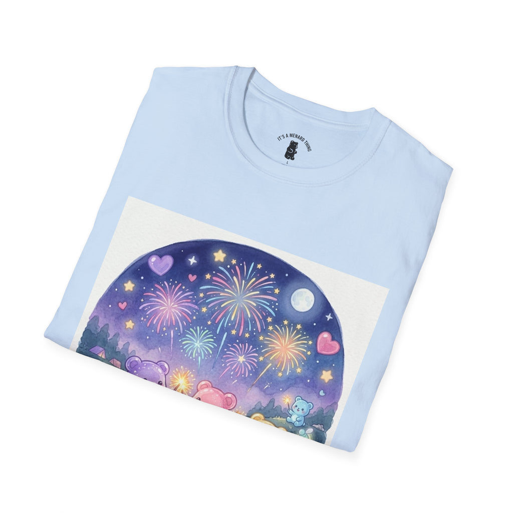 Firework wonder, Gooey Gummy bear Friends- Kawaii Graphic T-Shirt