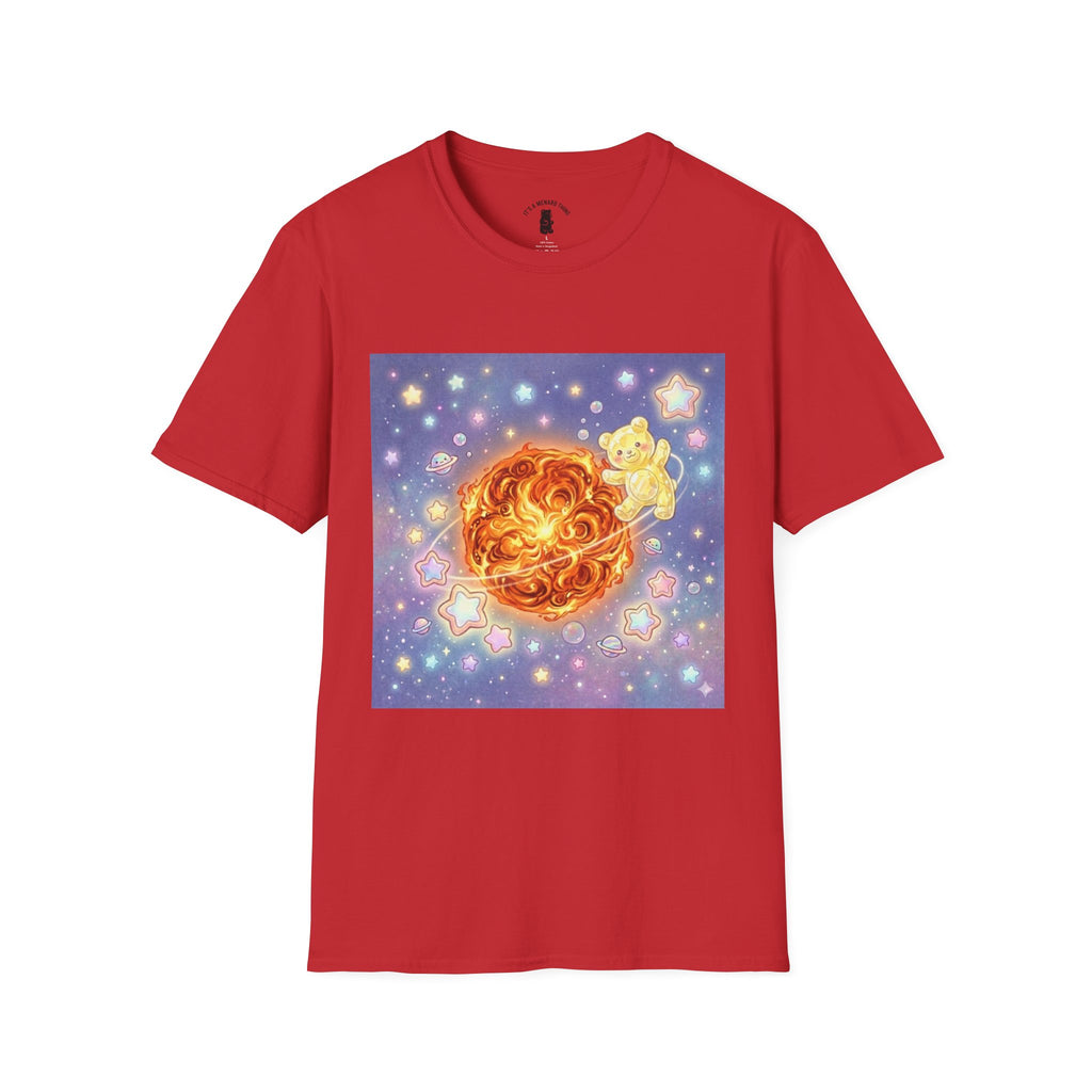 Burning Bright Sun, Yellow Crystal Gooey Gummy — Kawaii Graphic T-Shirt