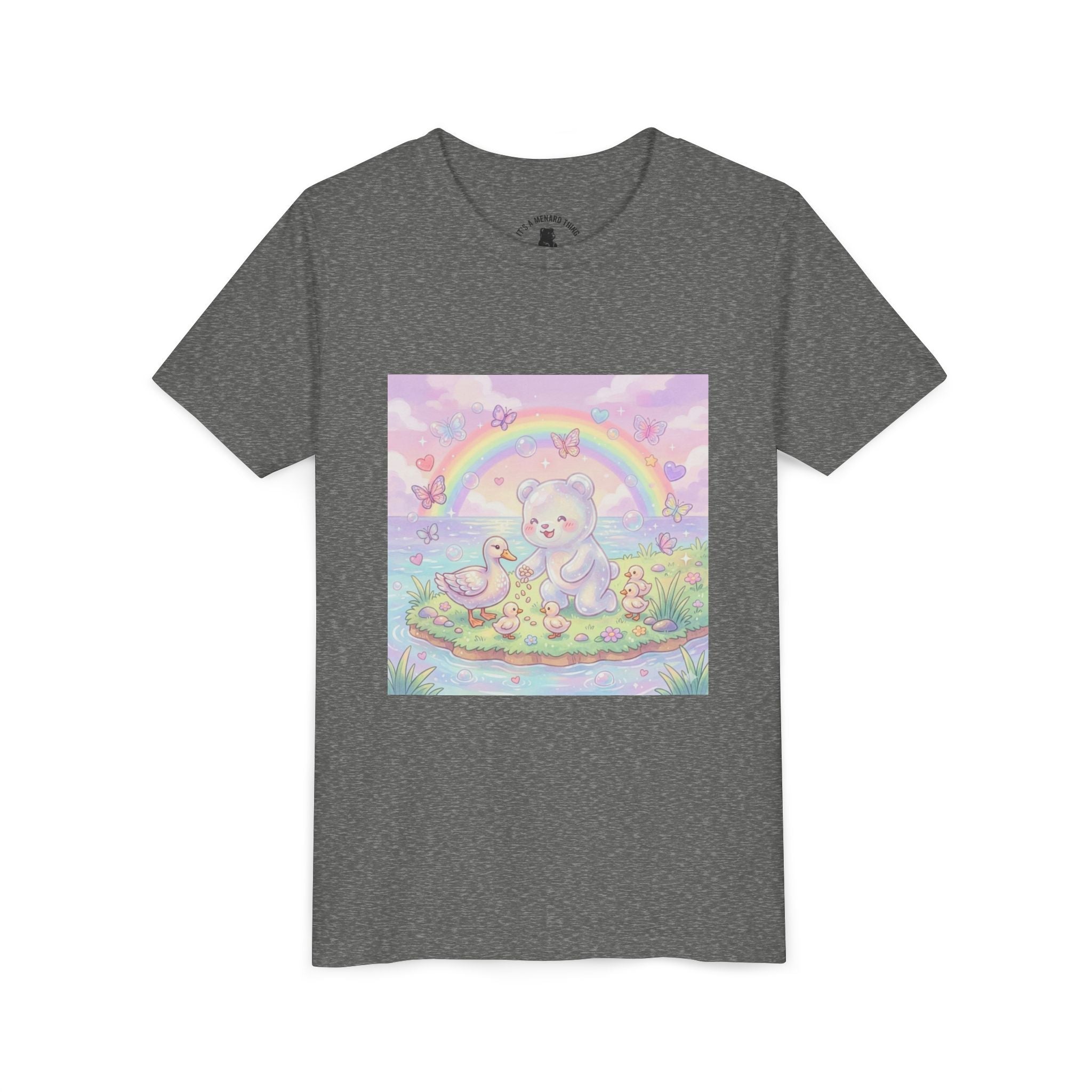 Duck Feeding, Gooey Gummy Friend- Graphic T-Shirt