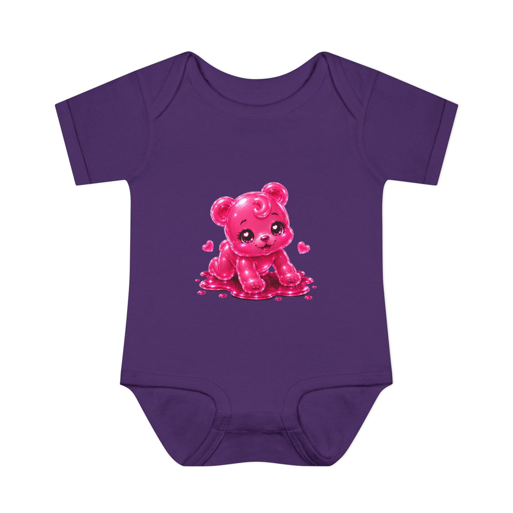 Pink Gummy Bear Infant Bodysuit - Cute Baby Shower Gift