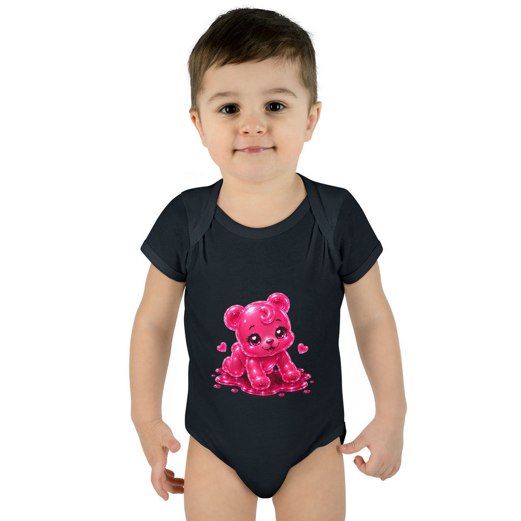 Pink Gummy Bear Infant Bodysuit - Cute Baby Shower Gift