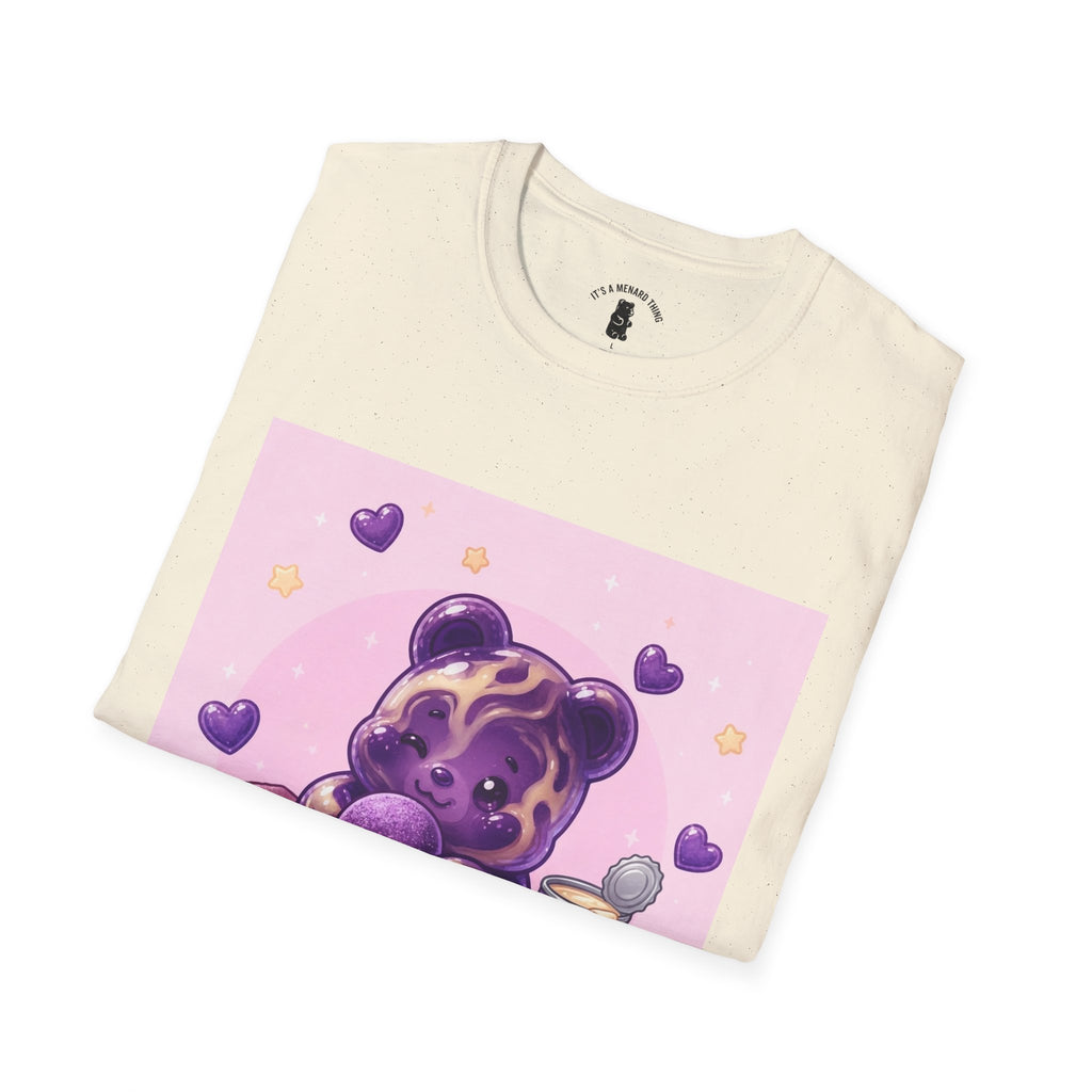 Ube & Condensed Milke Purple Gooey Gummy Bear — Kawaii Graphic Tee