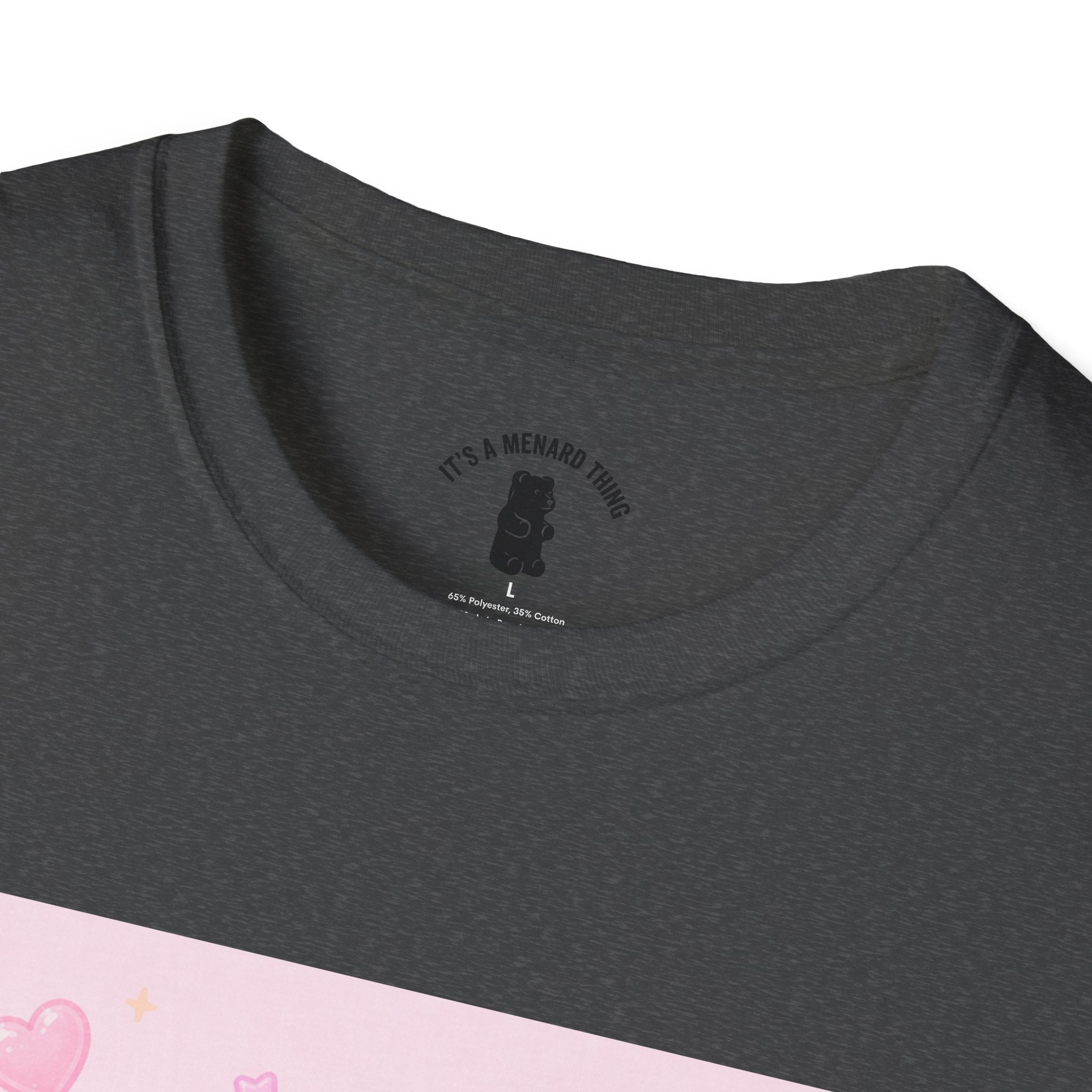 Vanilla Milkshake Gooey Gummy Cartoon T-Shirt — Pastel Aesthetic Tee