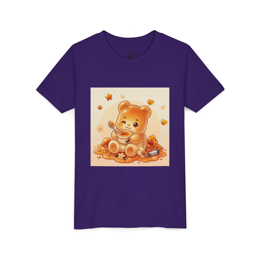 Cream Brulé Crunch Gooey Gummy Bear Graphic Youth Shirt