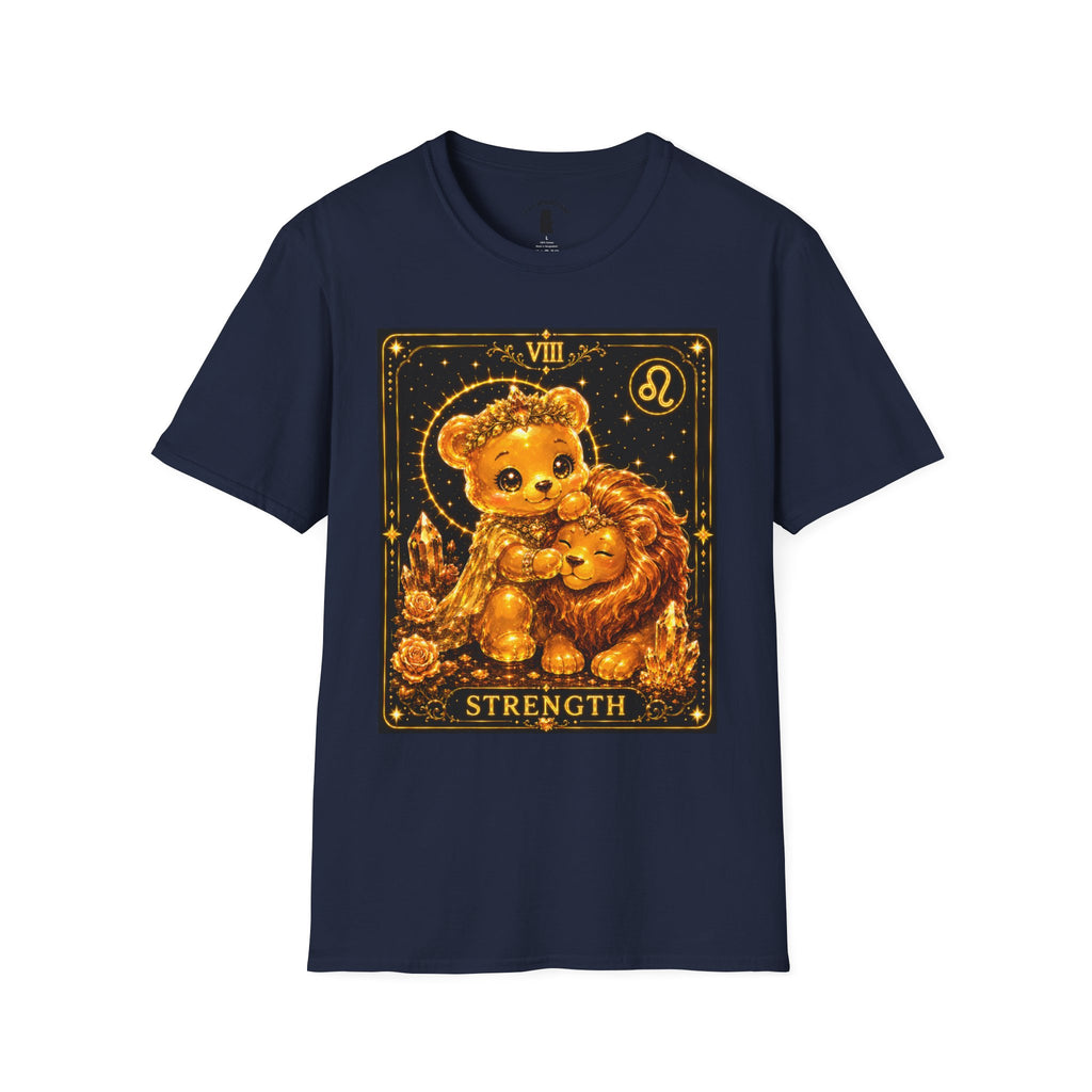 Strength Tarot Golden Lion & Oozy Bear Friend Special Addition- Graphic Shirt