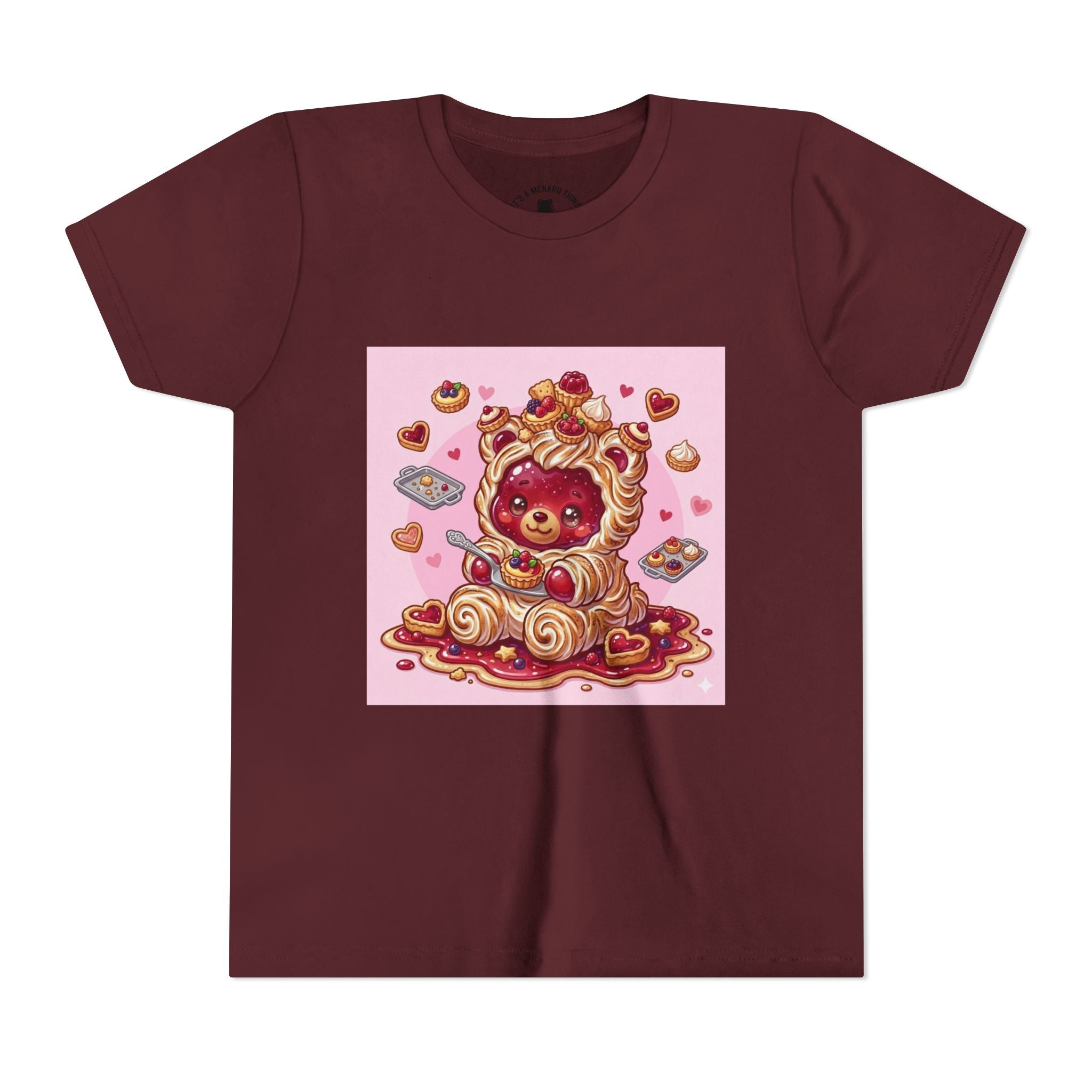 Whipper Berry Tart Gooey Gummy Bear Graphic Youth Shirt