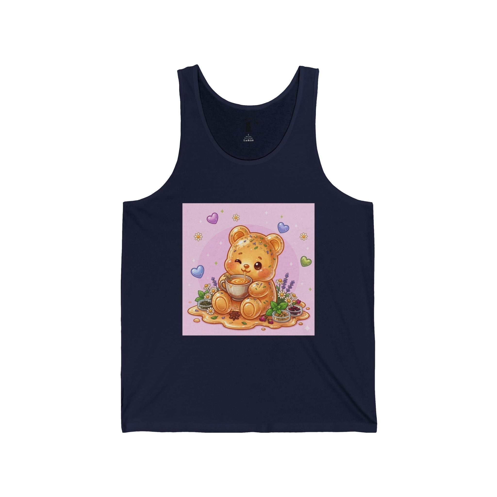 Sweet Herbal Tea, Gooey Gummy Friend — Kawaii Graphic Tank