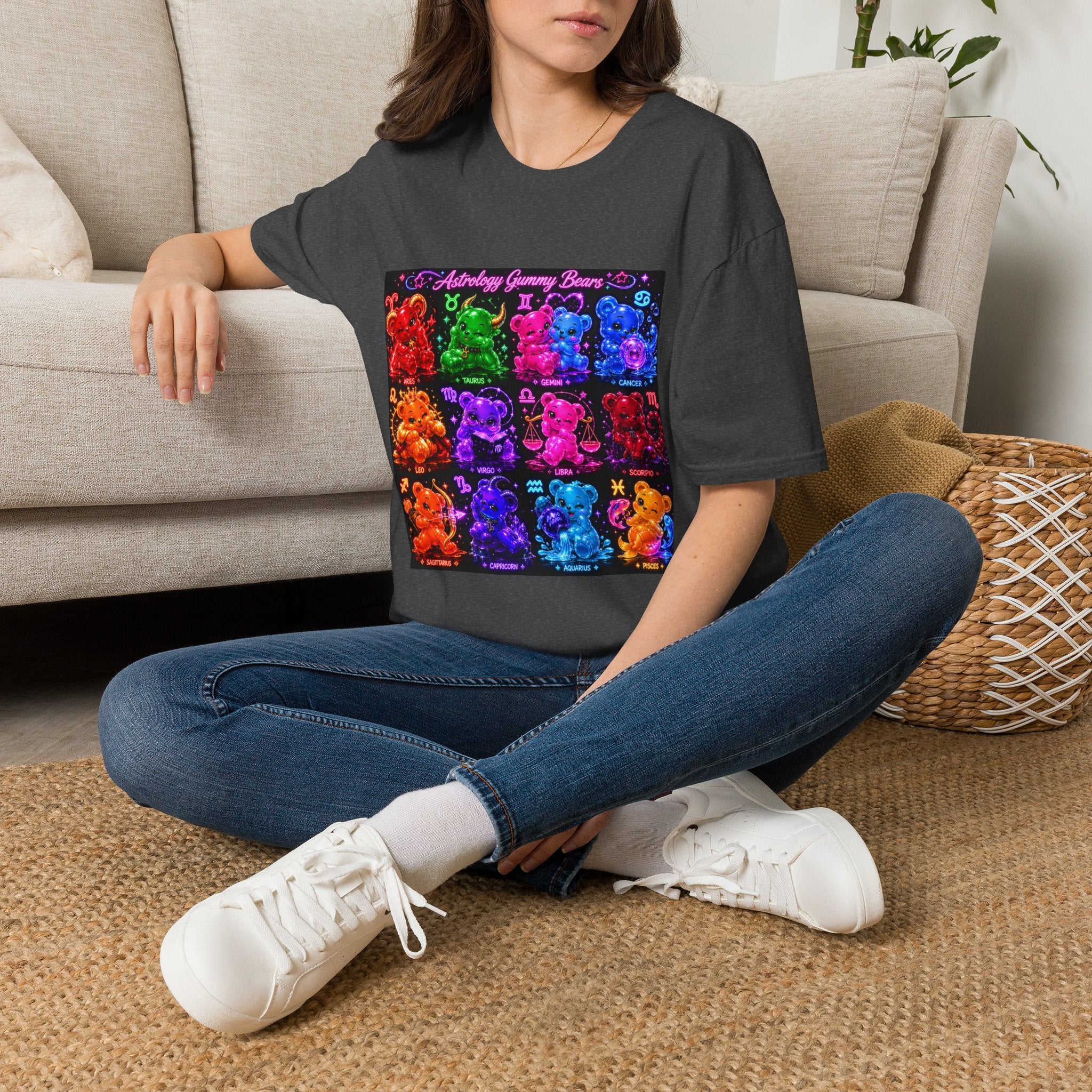 Astrology Gummy Bears Special Addition Grid — Colorful Graphic Shirt