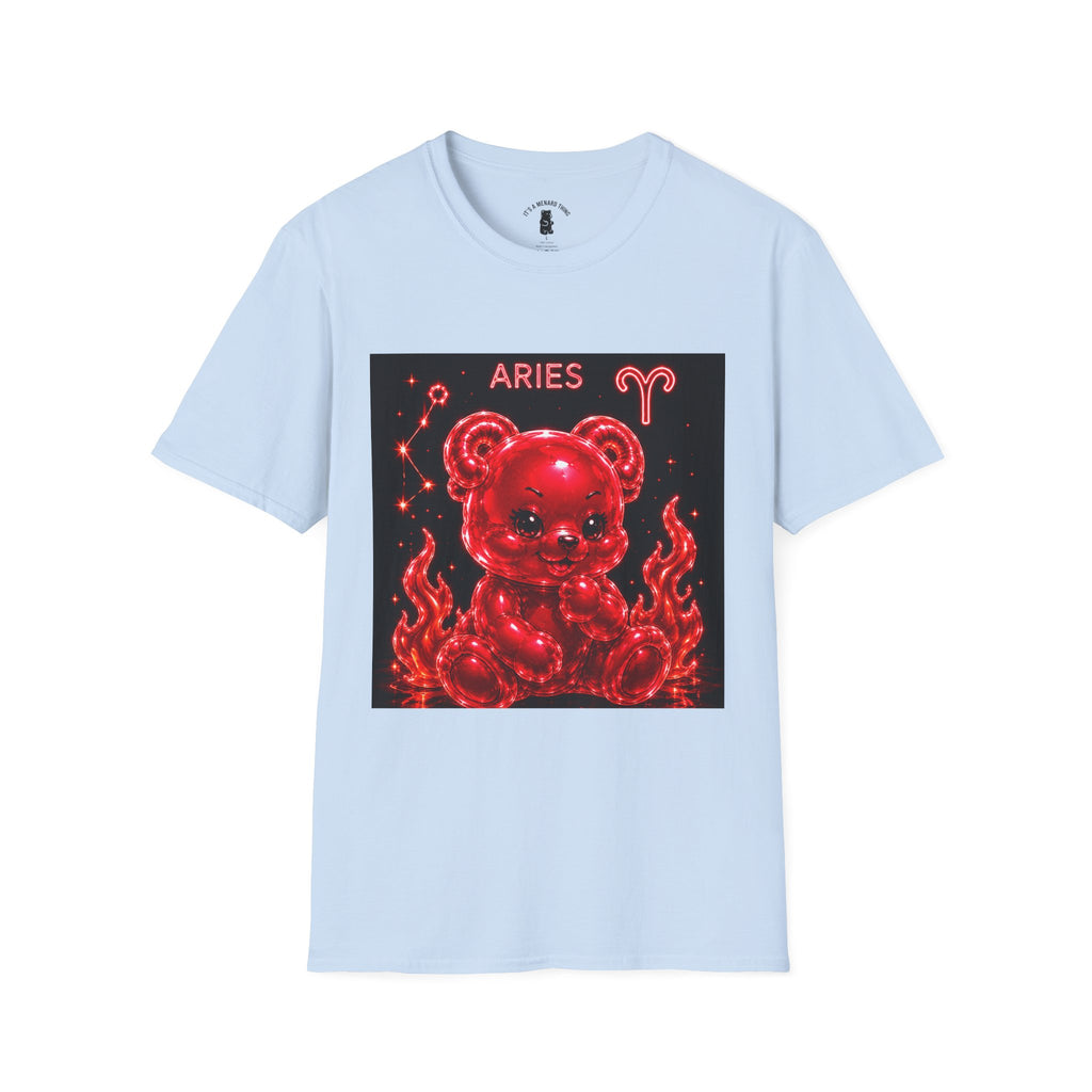 Aries Zodiac Oozy Bear Friend Astrology Special Addition- Graphic Shirt