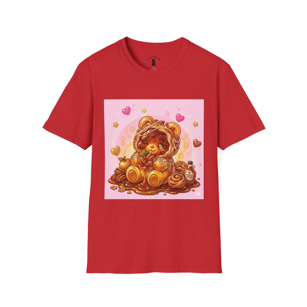 Maple Pecan Danish Gooey Gummy Bear — Kawaii Graphic T-Shirt