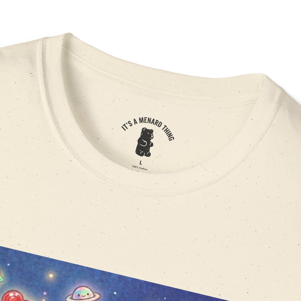 Think of Mars, Red Crystal Gooey Gummy Bear — Space Graphic T-Shirt