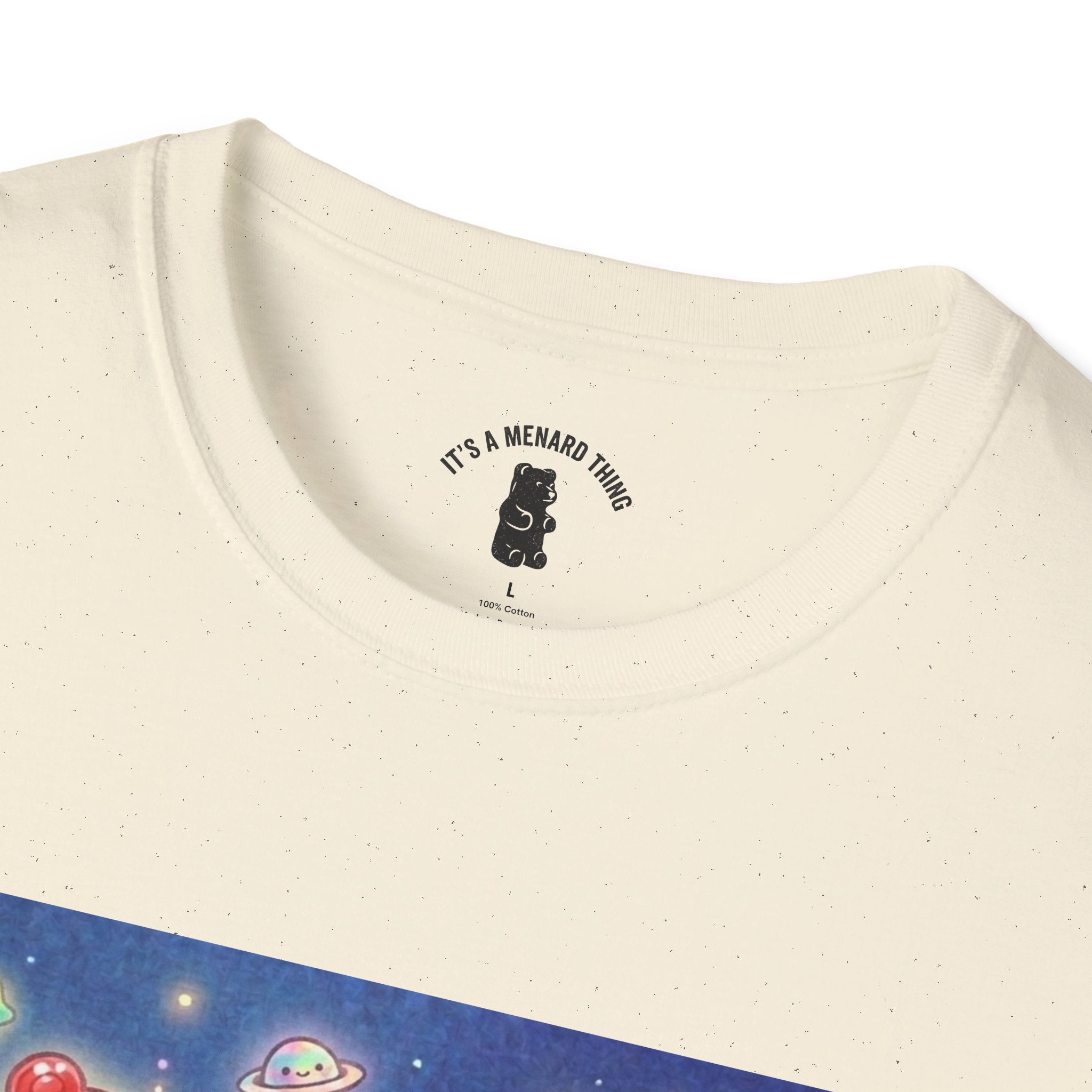 Think of Mars, Red Crystal Gooey Gummy Bear — Space Graphic T-Shirt