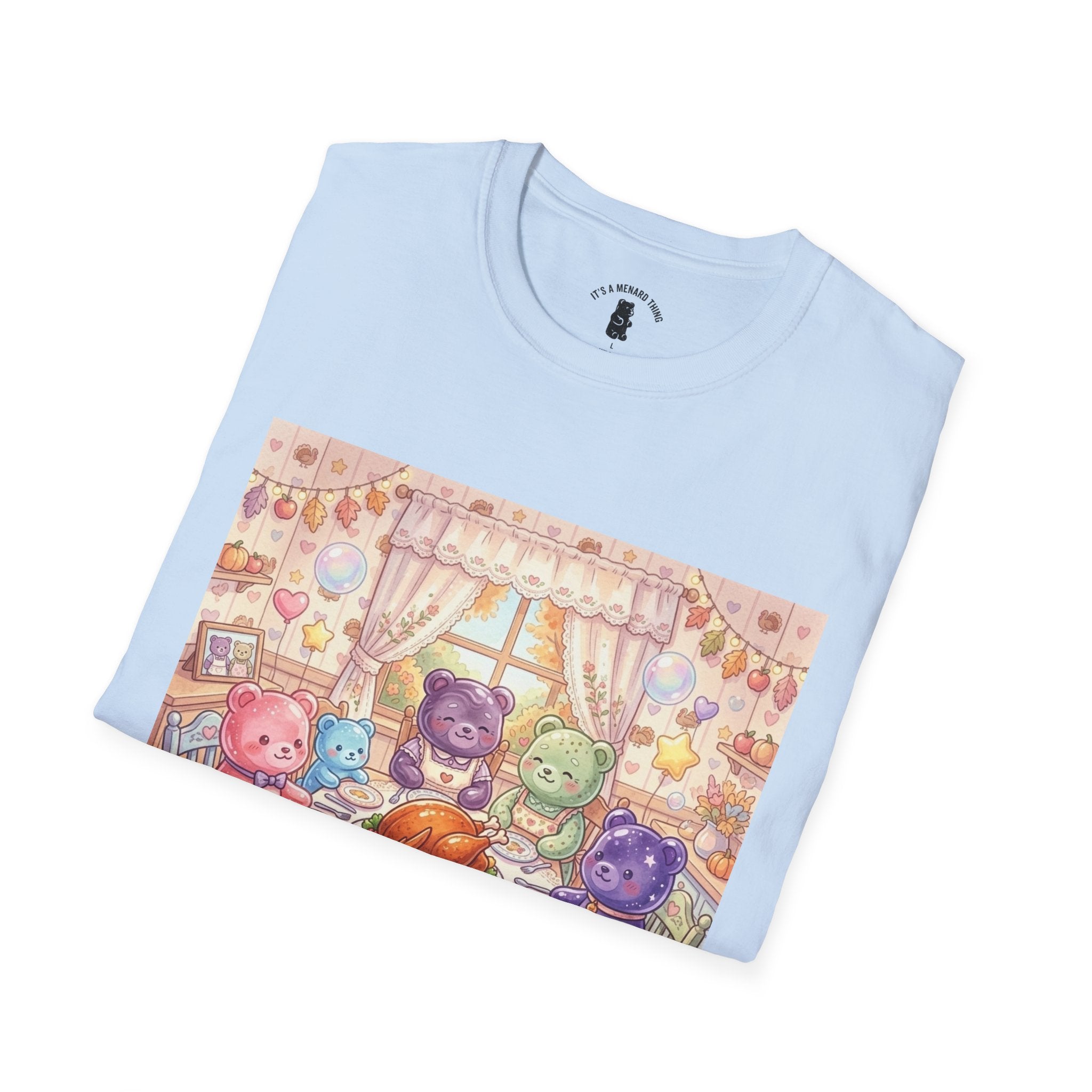 Thanksgiving with the Gummy family, Gooey Gummy Friends- Kawaii Graphic T-Shirt