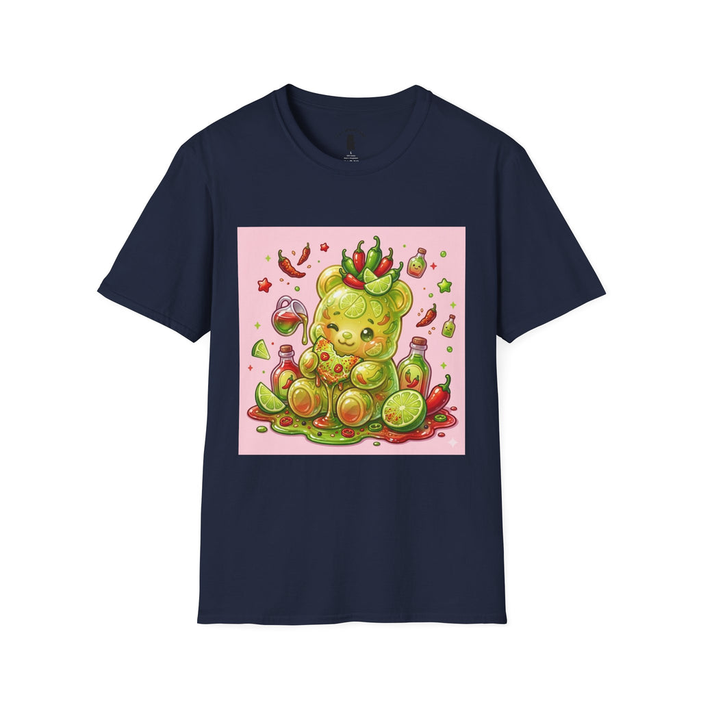 Adorable sweet Chili Lime, Exotic Gooey Gummy Bear— Kawaii Graphic T-Shirt