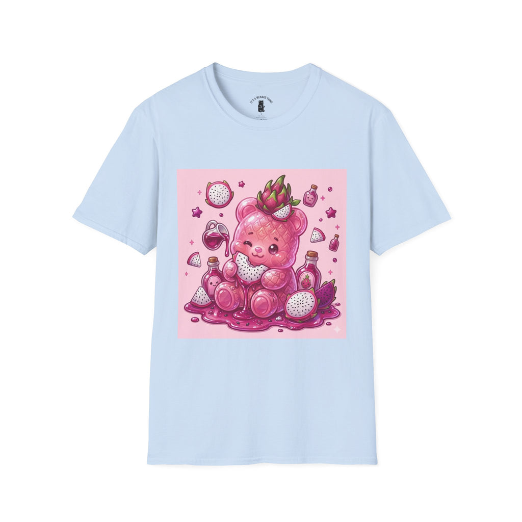 Exotic Pink Dragon Fruit Gooey Gummy Bear  — Adorable Graphic T-Shirt