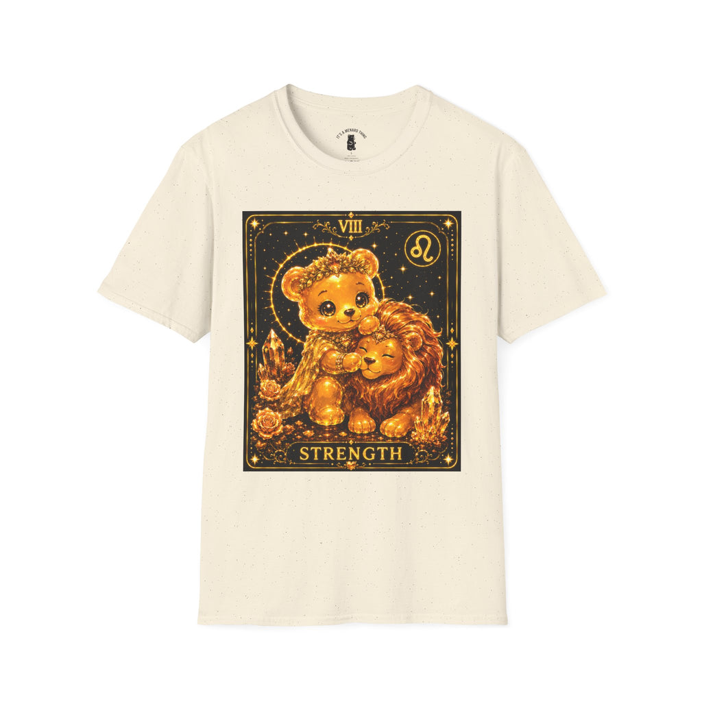 Strength Tarot Golden Lion & Oozy Bear Friend Special Addition- Graphic Shirt