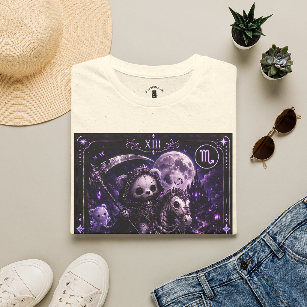 Death Tarot Gothic Skeleton Oozy Bear Special Addition- Graphic Shirt