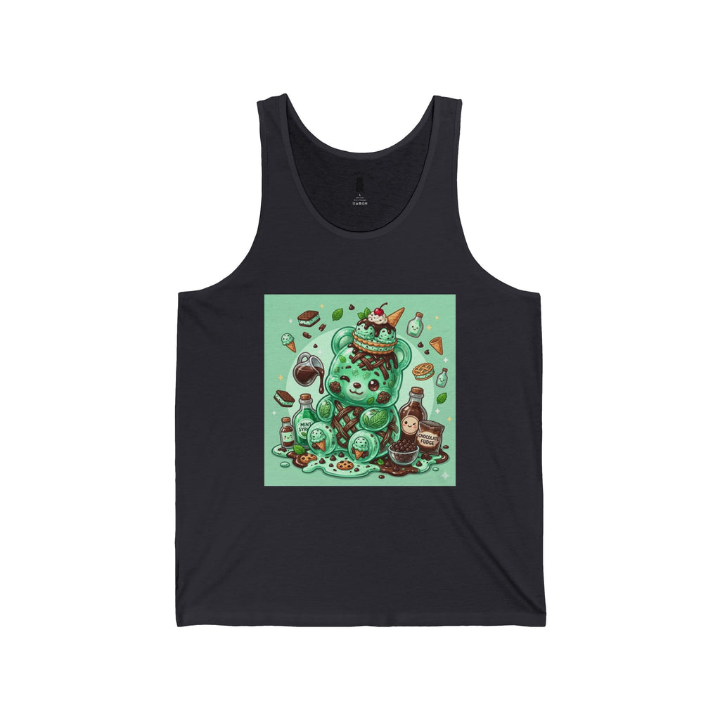 Special Mint Chip Ice Cream Delight, Gooey Gummy Bear — Kawaii Graphic Tank